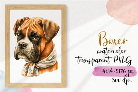 Download Boxer Dog Wearing a Bandana - Premium Resources