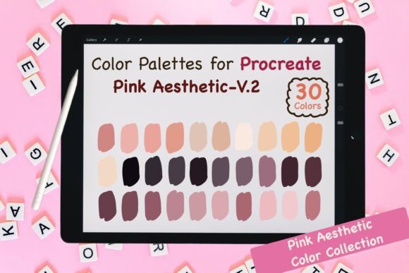 Download Procreate Color Palettes-Pink V.2 - Palettes Collection