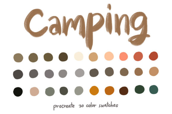 Download Camping - Procreate Color Palettes - Palettes Collection
